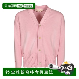 针织开衫 香港直邮Marni 长袖 玛尼 CDMG0136A0UFC652纯棉 男士