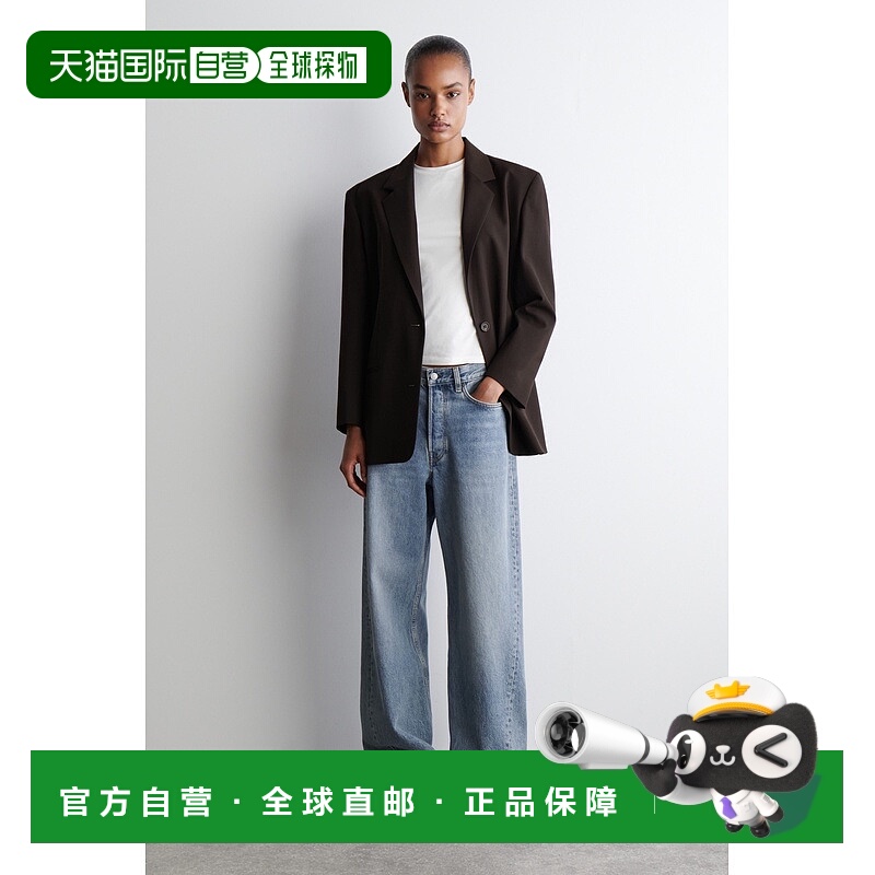 自营欧洲直邮COS 女士Facade直筒牛仔裤直筒裤