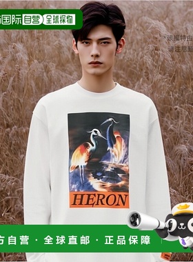 香港直邮Heron Preston 徽标细节T恤 HMAB016R002长袖