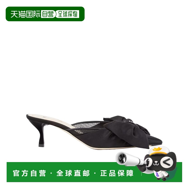 香港直邮Fendi Colibri 猫跟拖鞋 8R8894AWD2鞋头