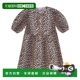 Women 1h可退 香港直邮豹纹印花连衣裙 crov