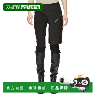 1h可退 香港直邮rick owens 瑞克 欧文斯 男士 黑色装饰短裤 RL02