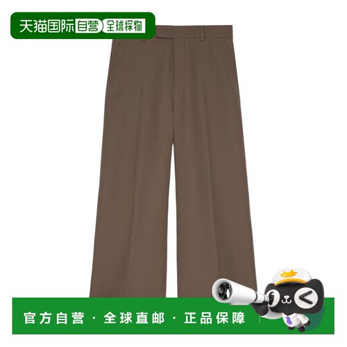 香港直邮GUCCI 男士休闲裤 723677ZAHE02144 SS2024 棕色 Texture