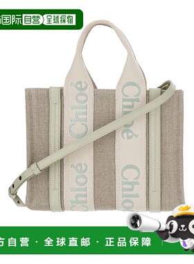 香港直邮Chloe WOODY 小号斜挎包 C23AS397L17托特包单肩包手提包