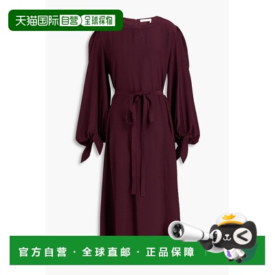 香港直邮Chloe 蔻依 女士 真丝双绉中长连衣裙 CHC23ARO2200456AO