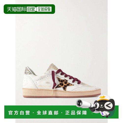 1h可退 GOLDEN GOOSE 女士 Ball Star 亮片运动鞋 GWF001女鞋