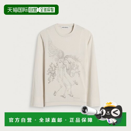 香港直邮Our Legacy 男士 Spirit 印花方形长袖上衣 M4266BM