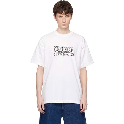 1h可退 香港直邮CARHARTT WIP 男士 白色 S/S World Tour T恤 I03