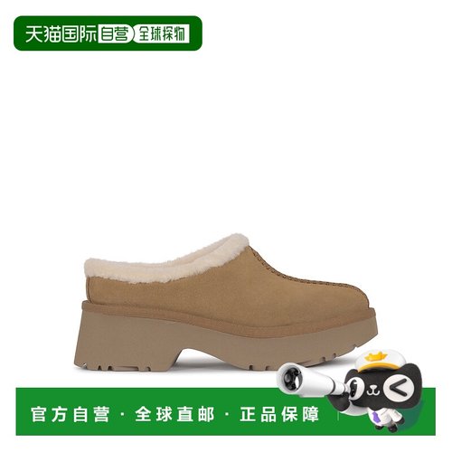 1h可退 香港直邮Ugg 女士 徽标穆勒鞋 1162510 brown棕色 舒适时