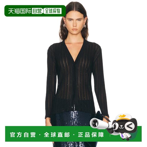 香港直邮Tom Ford 汤姆 福特 女士 细亮片晚装针织开衫 CAK398YAE