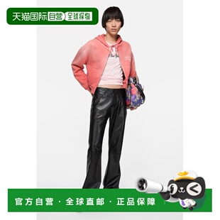 Studios 休闲裤 男士 牛仔裤 黑色羊皮直筒皮裤 自营欧洲直邮Acnes