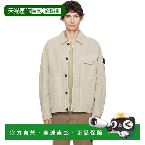 香港直邮Stone Island 石头岛 男士 米色 4100048 Organic Panama