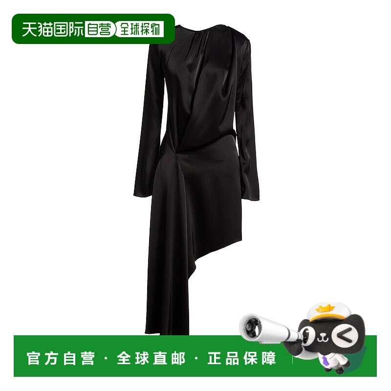 1h可退 香港直邮J.W. Anderson 女士 长款连衣裙 black黑色 舒适