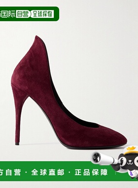 1h可退 香港直邮Alaia 女士 绒面革浅口鞋 AA3E088C0C05高跟鞋