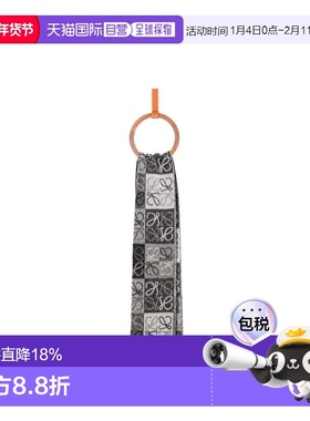 欧洲直邮LOEWE罗意威Anagram棋盘格羊毛羊绒围巾 新年礼物