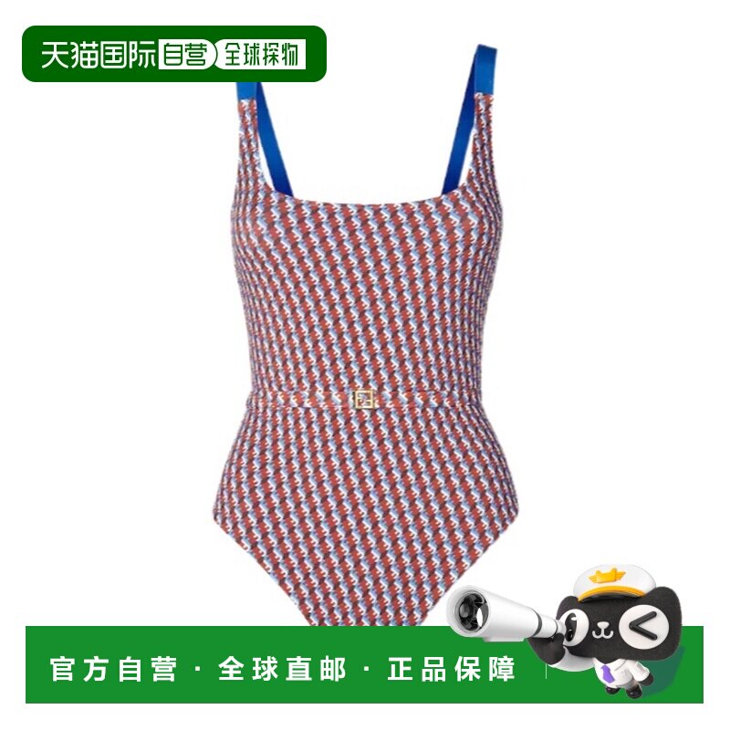 1h可退 香港直邮FENDI 女士泳装 FXBA80AWJEF10WO CO 花色 方形领