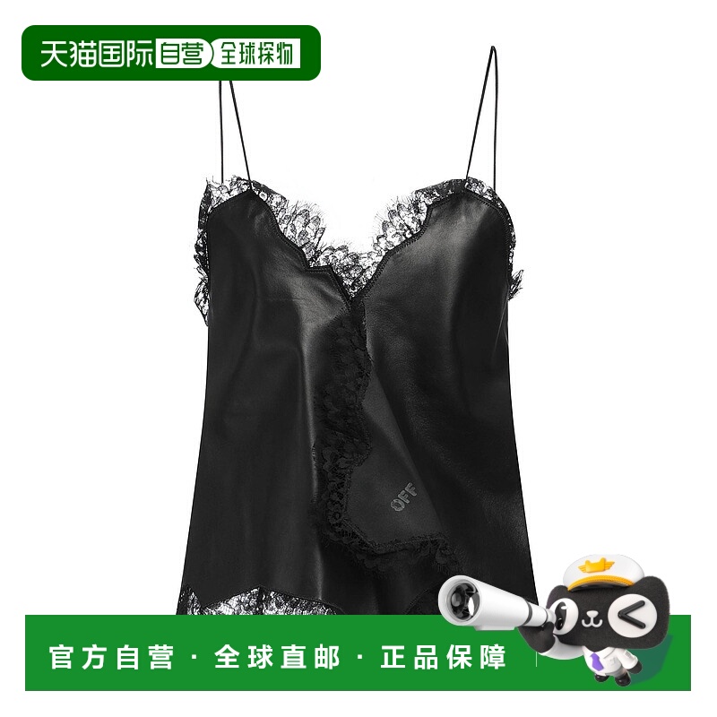 1h可退 香港直邮Off-white 女士 上衣 black黑色 舒适时尚