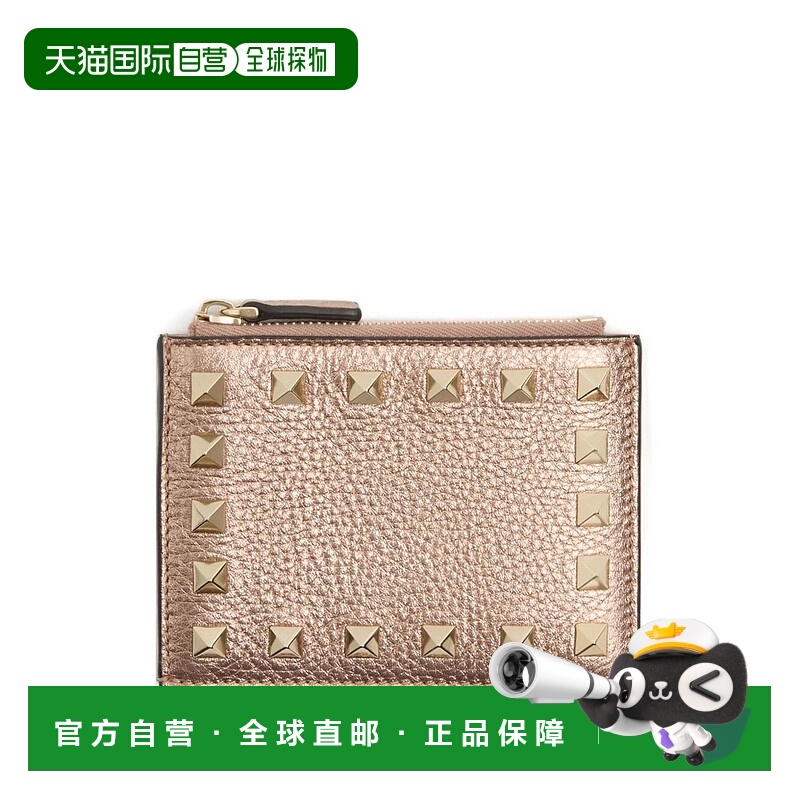 香港直邮valentino 华伦天奴 女士 Garavani 粉色钱包 WP0AI8GGE