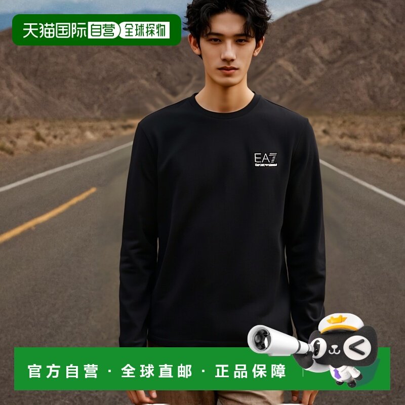 香港直邮EA7 Emporio Armani logo圆领T恤 2736984A209阿玛尼长袖