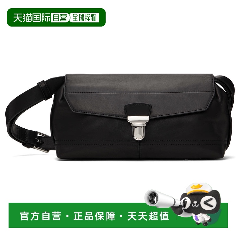 1h可退香港直邮Lemaire女士黑色小号 Gear单肩包 BG0084LL012