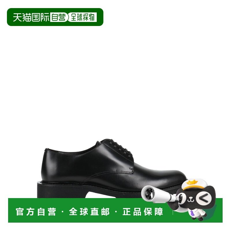 香港直邮Saint Laurent 圣罗兰 男士 绑带鞋 black黑色 舒适时尚,流行男鞋,休闲皮鞋,淘宝优惠券,粉丝福利购,淘宝优惠卷