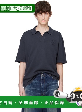 1h可退 香港直邮MAISON KITSUNE 男士 灰色 Bold Fox Head Embroi