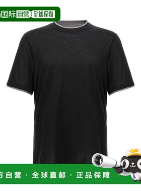 香港直邮BRUNELLO CUCINELLI 男士T恤 MD8217427CCB75BLACK