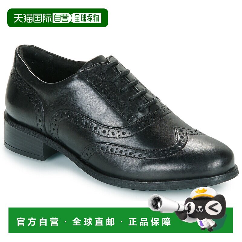 欧洲直邮Clarks 女鞋 商务休闲鞋德比鞋 黑色 春夏 Havisham Oak图片