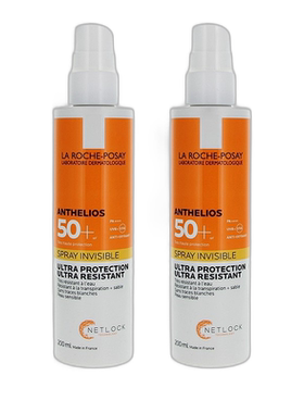 欧洲直邮Larocheposay理肤泉防晒喷雾200mlx2特护轻盈抵抗正品