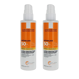 欧洲直邮Larocheposay理肤泉防晒喷雾200mlx2特护轻盈抵抗正品