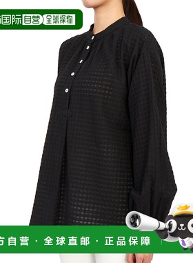 1h可退 香港直邮A.P.C. 女士 COFCM F13385 LZZ 黑色衬衫 COFCMF1