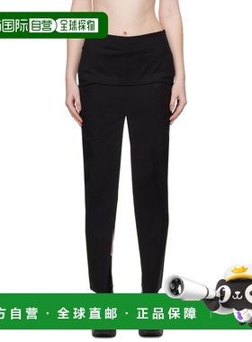 香港直邮rick owens 瑞克 欧文斯 女士 黑色 Temple Sliced 半身