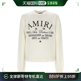 标志刺绣圆领毛衣 Amiri 男士 香港直邮AMIRI