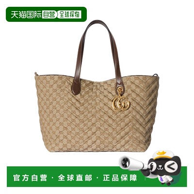 香港直邮Gucci GG Marmont 大号托特包 855392FAF05单肩包手提包