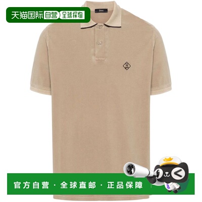 1h可退 香港直邮HERNO 男士T恤 JPL00126U540062000 AW2024 浅棕
