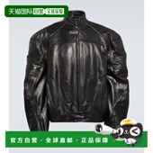 男士 巴黎世家 皮革骑士夹克皮衣 香港直邮Balenciaga 1h可退