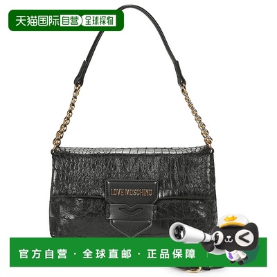 欧洲直邮Love Moschino  女包 秋冬24 单肩包 SUPER SOFT CROCO J