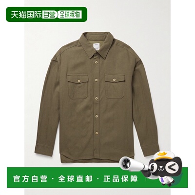 1h可退 美国直邮Visvim 维斯维木 男士 Lumber 羊毛亚麻混纺衬衫