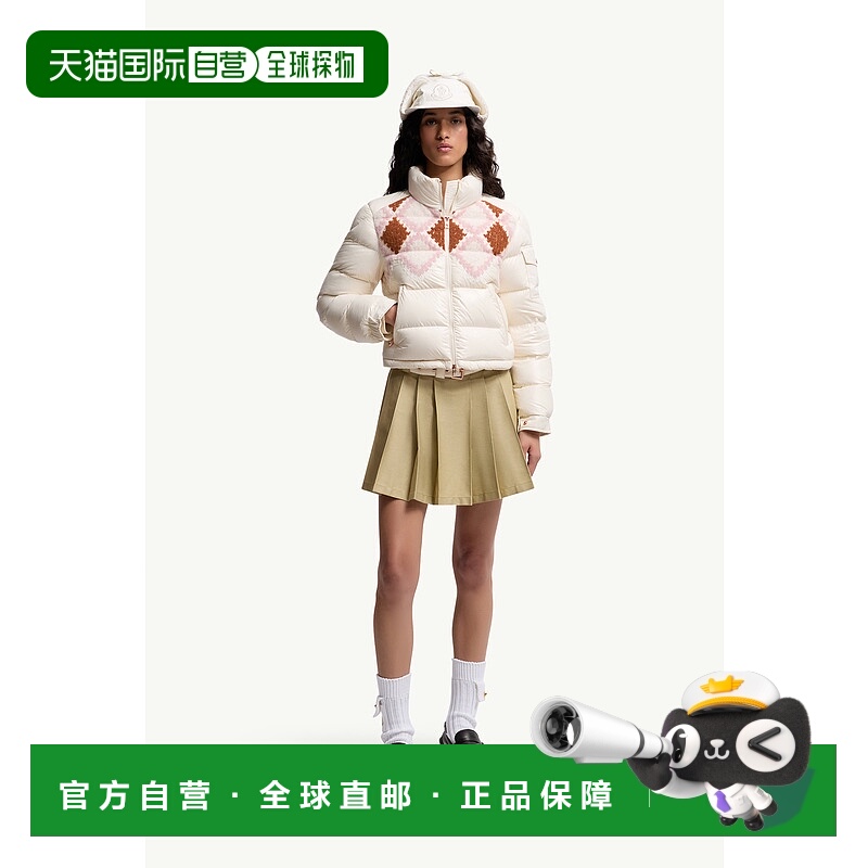 欧洲直邮MONCLER (2025) Megara 羊毛饰边短款羽绒服