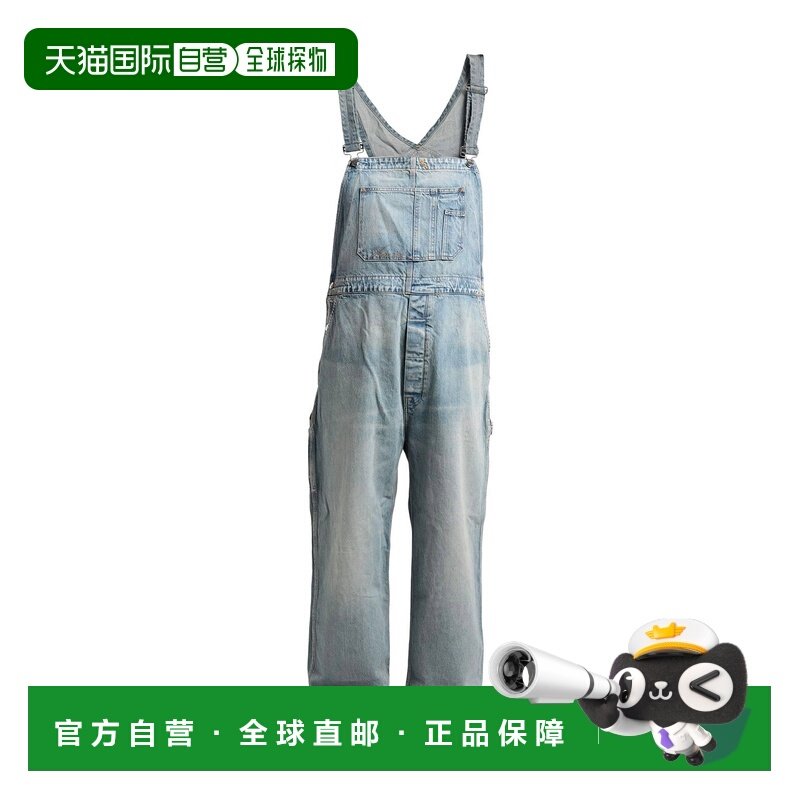 香港直邮AMIRI 男士 牛仔工装连身裤 blue蓝色 舒适时尚,男装,其他套装,淘宝优惠券,粉丝福利购,淘宝优惠卷