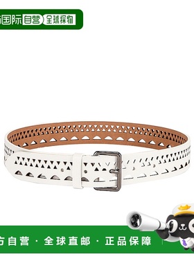 香港直邮Alaia 女士 Vienne 细款皮带腰带 AA1C313MC0A30