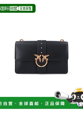 香港直邮Pinko 品高 女士 標誌牌鏈斜背包 105857A0F1单肩包