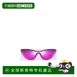 自營Gucci 610405I3330古馳 太陽眼鏡 貓眼造型面罩風格