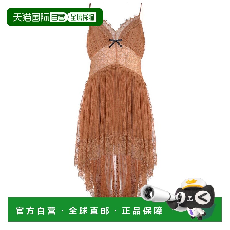 1h可退 香港直邮Self-Portrait 女士 圓點網眼迷你連身裙 SS25057