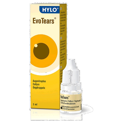 欧洲直邮德国药房Hylo海露超干眼症滴眼油3ml眼睛干涩瘙痒眼疲劳