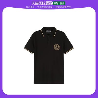 香港直邮Versace Jeans 休闲短袖Polo衫 74GAGT06