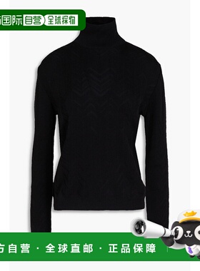 1h可退 香港直邮MISSONI 米索尼 女士 锯齿形钩编高领毛衣 DS23WN