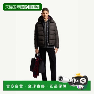 自营欧洲直邮MONCLER盟可睐 Maya Matte男士黑色尼龙短款羽绒服