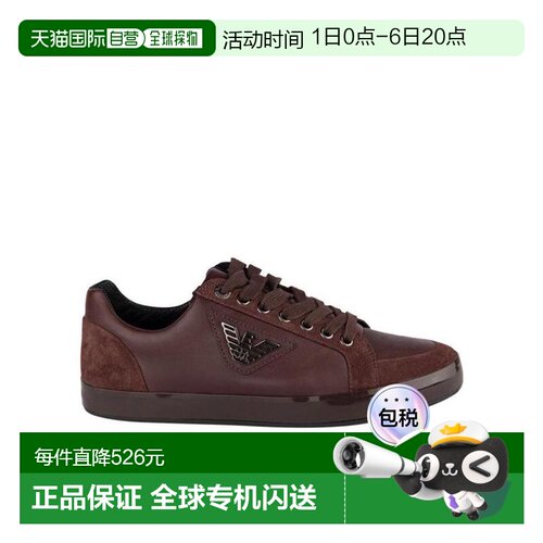 1h可退 香港直邮Emporio Armani 系带休闲运动鞋 X4X081XB496阿玛