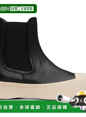 1h可退 香港直邮Marni 玛尼 男士 黑色 Nappa Leather Pablo 切尔